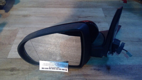 MITSUBISHI COLT 2005-2008 ΚΑΘΡΕΦΤΗΣ ΕΞΩΤΕΡΙΚΟΣ ΗΛΕΚΤΡΙΚΟΣ L 5PIN ΜΑΥΡΟ 7632Α171