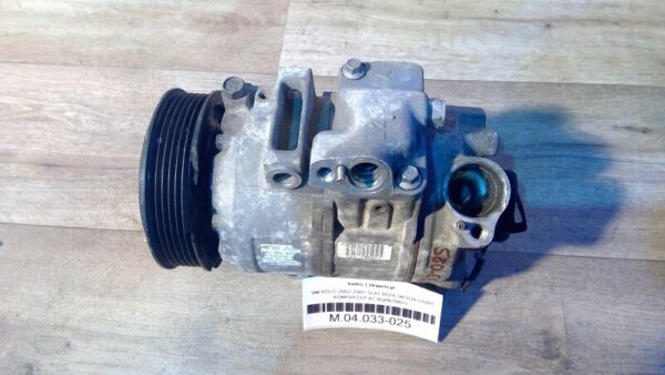 VW POLO 2002-2005 SEAT IBIZA SKODA FABIA ΚΟΜΠΡΕΣΕΡ AC 8Q0820803 6SEU14C 447180-7282 DENSO