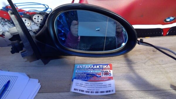 BMW ΣΕΙΡΑ 3 (E90/E91) 4D/Statiowagon 2008-2012 Καθρέφτης εξωτερικός ηλεκτρικός δεξιός 5PIN ΜΑΥΡΟ