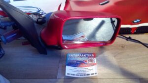 ALFA ROMEO 166 1998-2007 Καθρέφτης εξωτερικός μηχανικός δεξιός ΚΟΚΚΙΝΟ