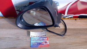 OPEL CORSA D 2006-2015 Καθρέπτης εξωτερικός ηλεκτρικός 3PIN L ΜΑΥΡΟ(B)