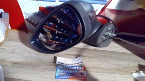 FORD FIESTA 2013-2017 5D Καθρέπτης εξωτερικός ηλεκτρικός (ΜΕ ΦΛΑΣ) 6PIN L ΜΑΥΡΟ