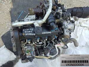 RENAULT CLIO 2013-2016 DIESEL ΚΙΝΗΤΗΡΑΣ K9KB608 ΚΟΡΜΟΣ-ΚΑΠΑΚΙ-ΚΑΡΤΕΡ 42000 ΧΙΛ. 1250€