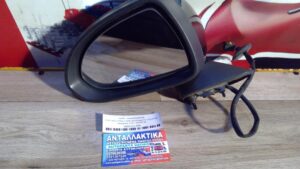 OPEL CORSA D 2006-2015 Καθρέπτης εξωτερικός ηλεκτρικός 3PIN L ΜΑΥΡΟ (B)