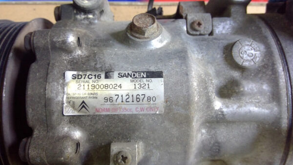 PEUGEOT 308 2008-2013 ΚΟΜΠΡΕΣΕΡ AC DIESEL